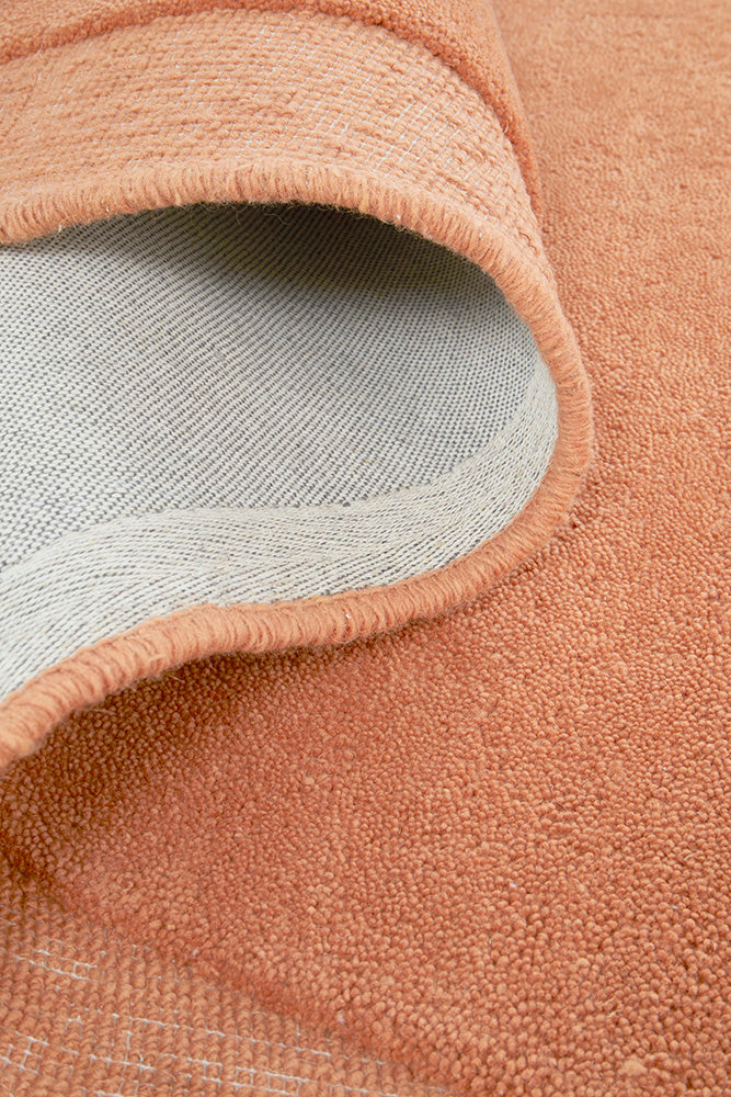 Thalia Oat Rust Wool Rug