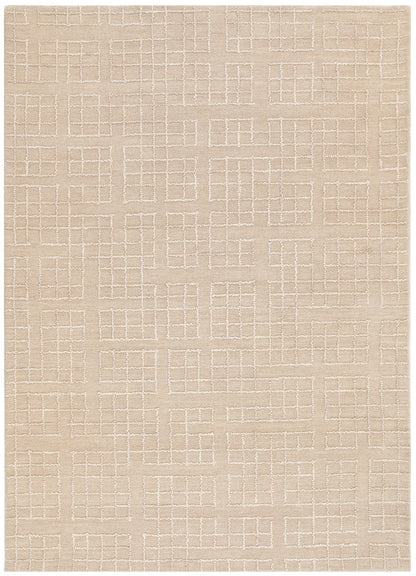 Alure Modern Beige Wool Rug ‚Äö√Ñ√Æ wool rug, natural texture, Haus & Harbour