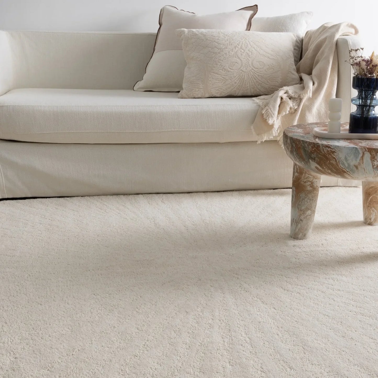 Lura Ivory Wool Rug