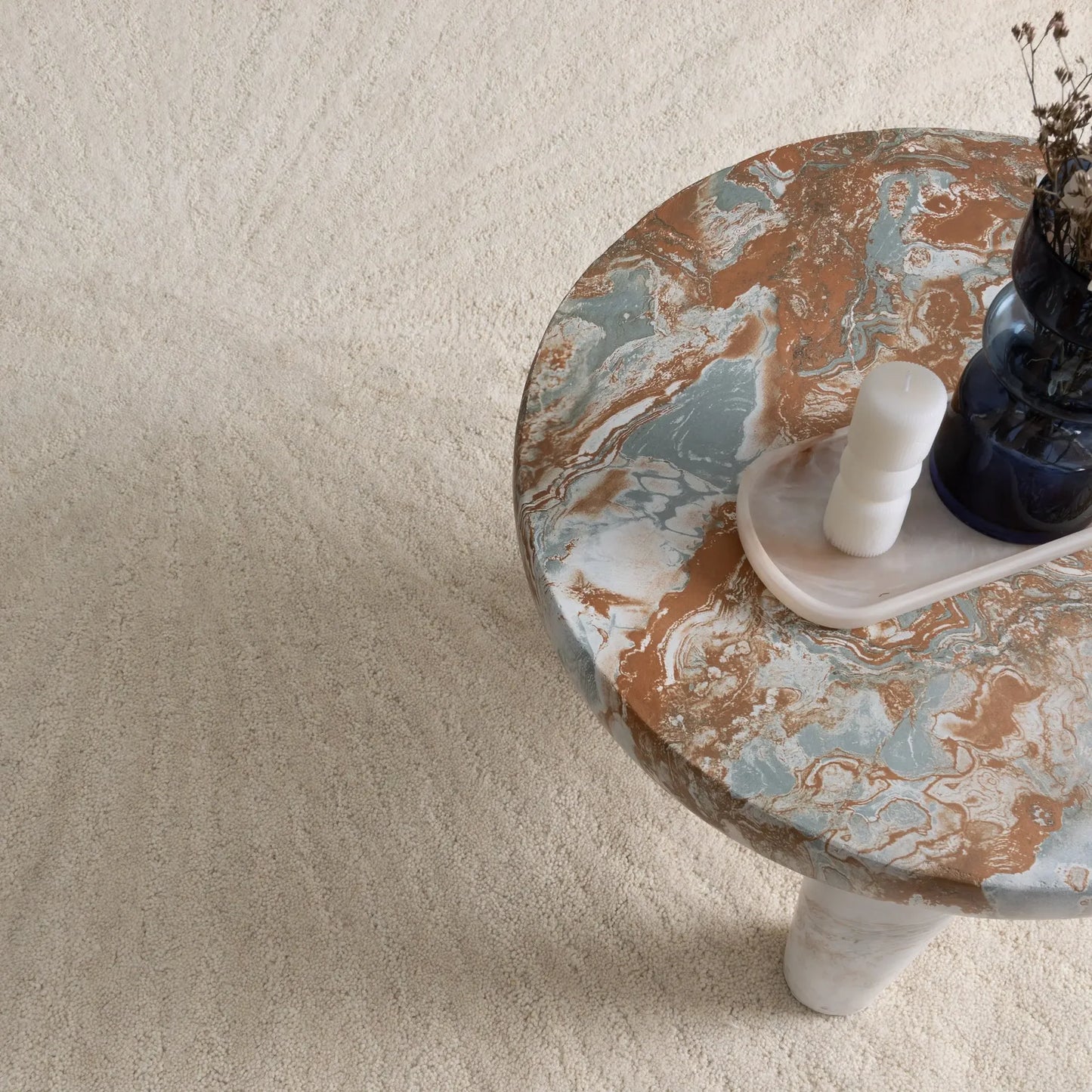 Lura Ivory Wool Rug