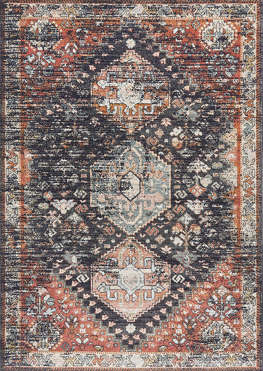 Cantera Navy Multicolor Rug