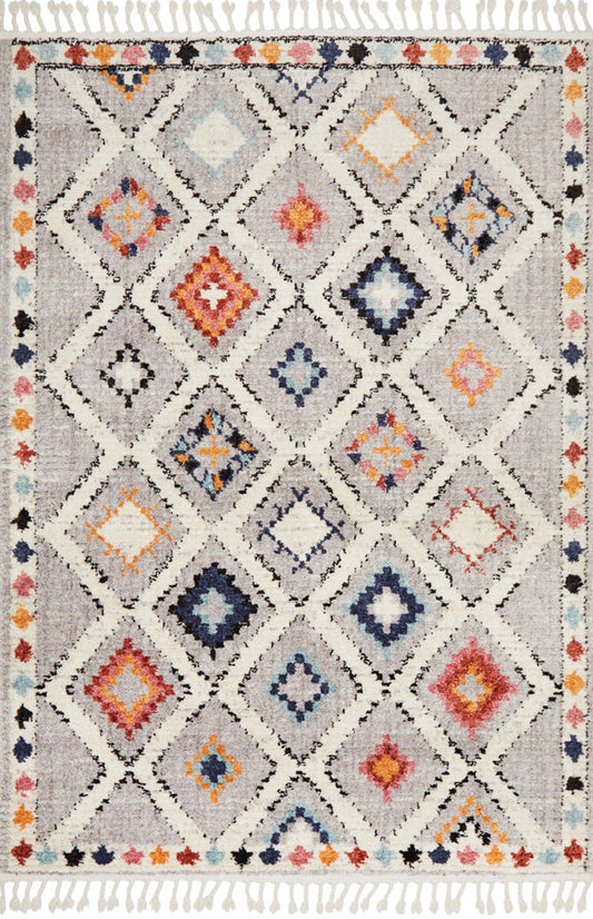 Cassien Grey Multicolor Rug