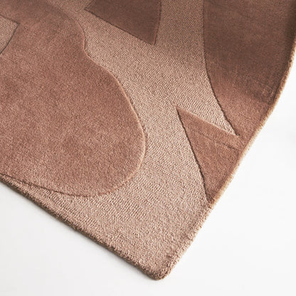 Arlen Peach Wool Rug