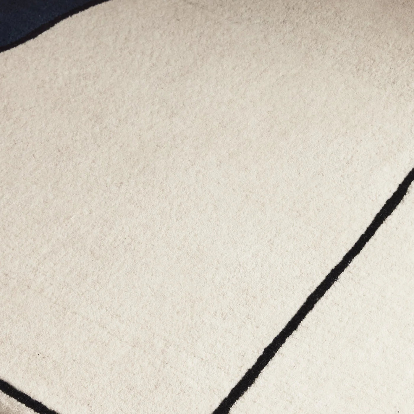 Como Blue Designer Wool Rug