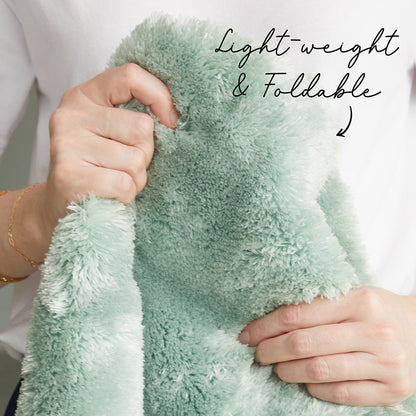 Confetta Mint Green Washable Rug