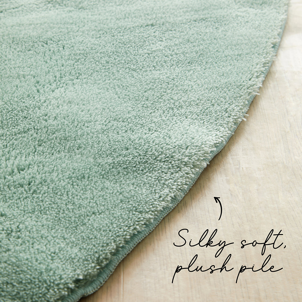 Confetta Mint Green Washable Rug