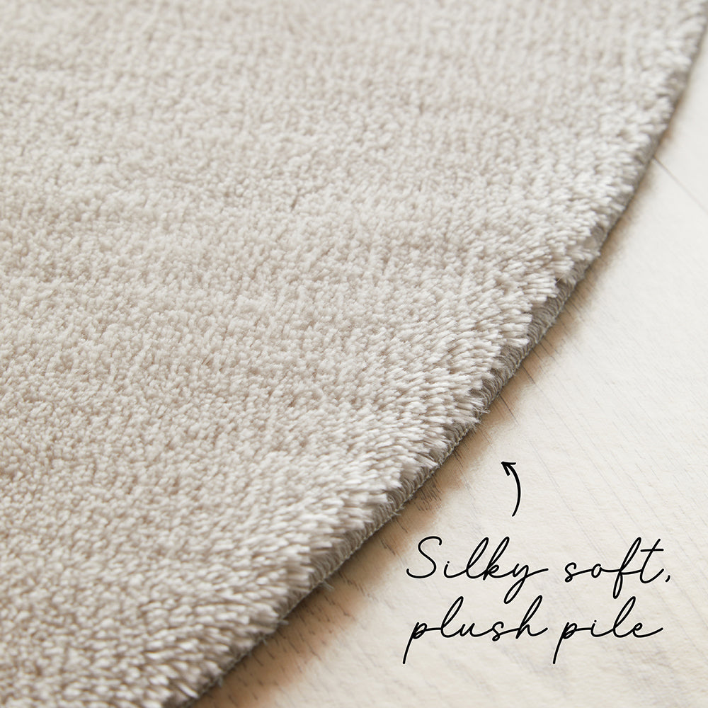 Confetta Pearl Beige Washable Rug