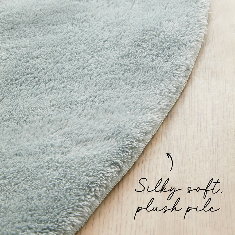 Confetta Powder Blue Washable Rug