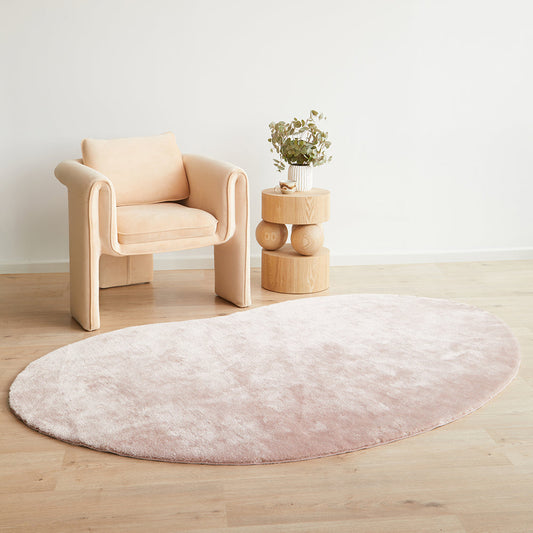 Confetta Rose Pink Washable Rug