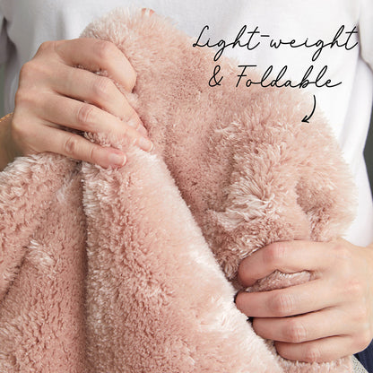 Confetta Rose Pink Washable Rug