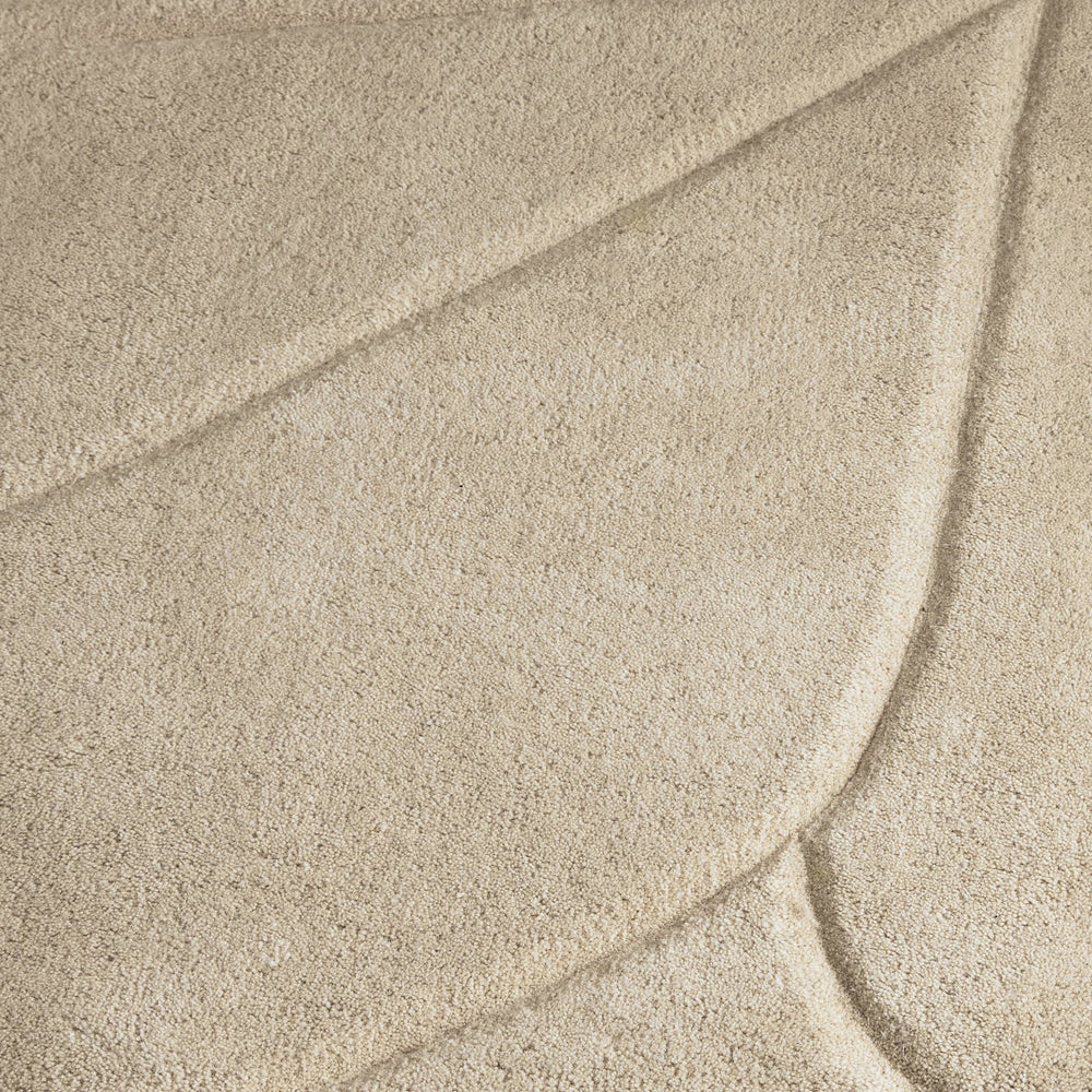 Pebble Beige Wool Rug
