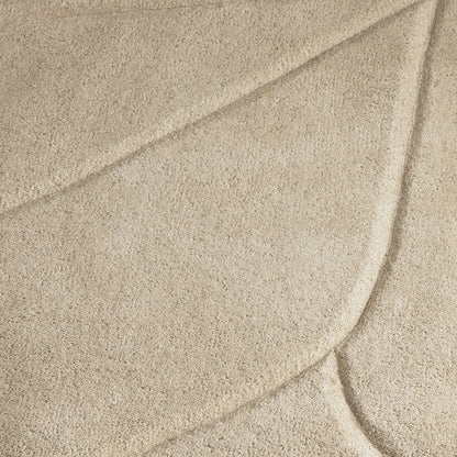 Pebble Beige Wool Rug