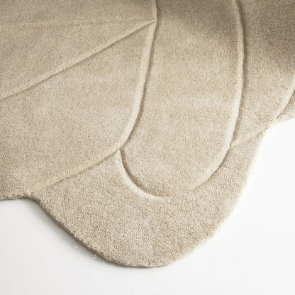 Pebble Beige Wool Rug