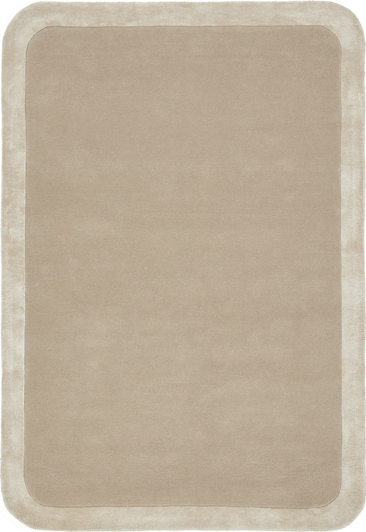 Corvelle Oat Brown Wool Rug