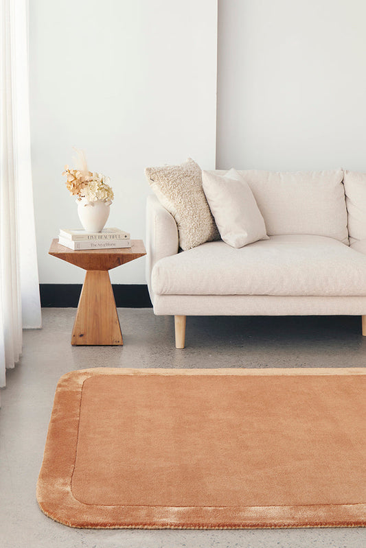 Corvelle Tusk Brown Wool Rug