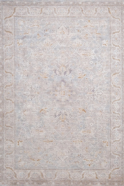 Luxor Beige Blue Transitional Rug