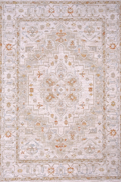 Luxor Beige Brown Traditional Rug