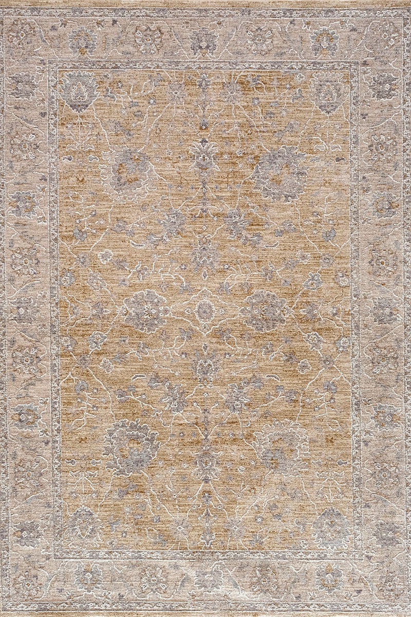 Luxor Brown Floral Rug