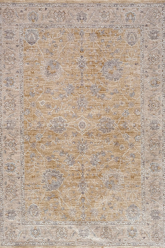Luxor Brown Floral Rug
