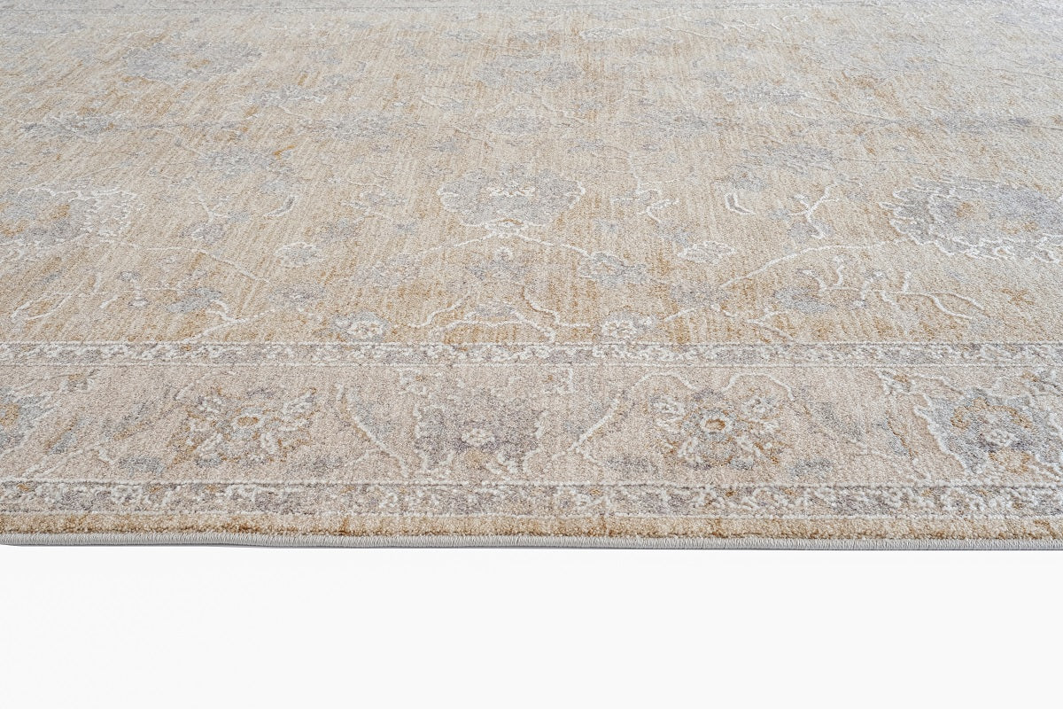 Luxor Brown Floral Rug