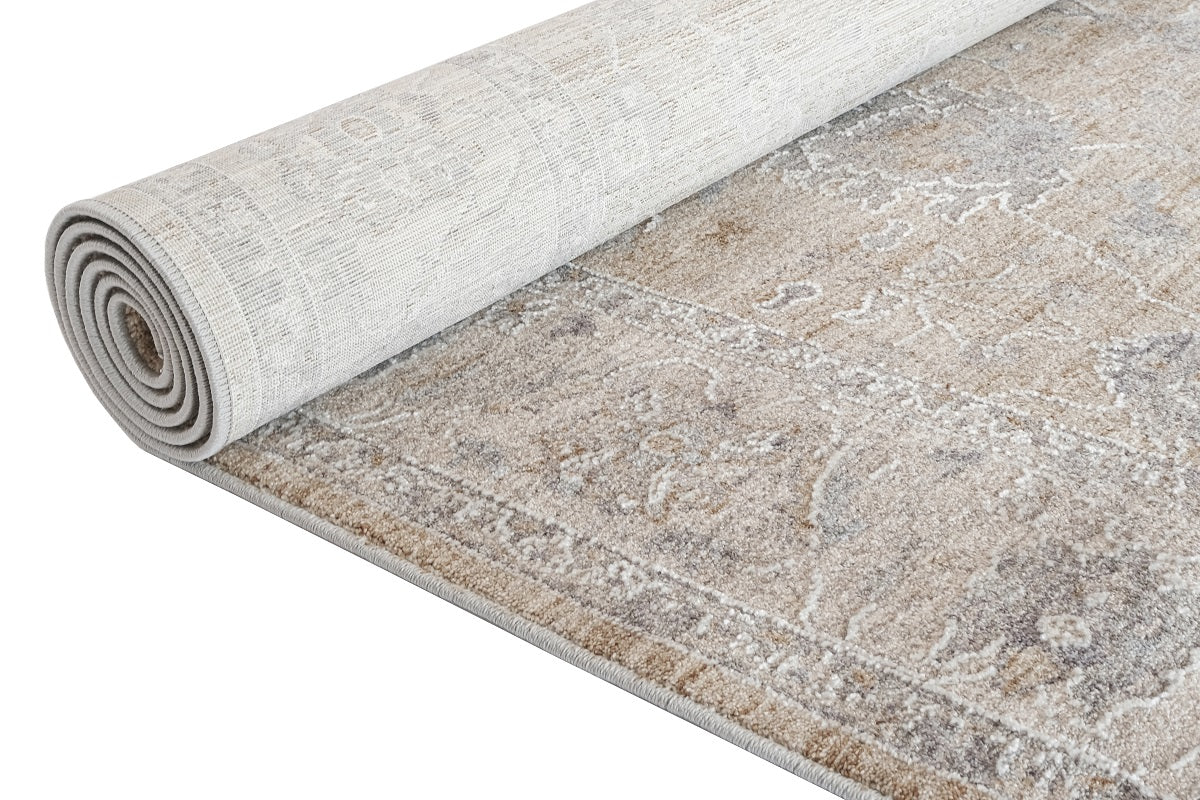 Luxor Brown Floral Rug