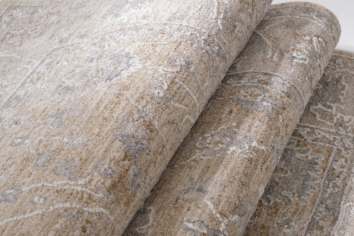 Luxor Brown Floral Rug