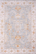 Luxor Brown Blue Transitional Rug