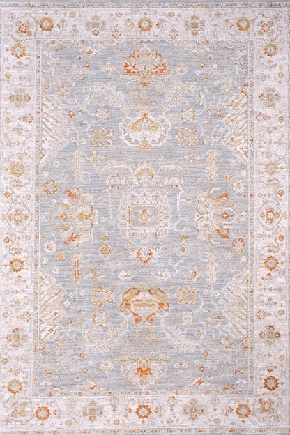 Luxor Brown Blue Transitional Rug
