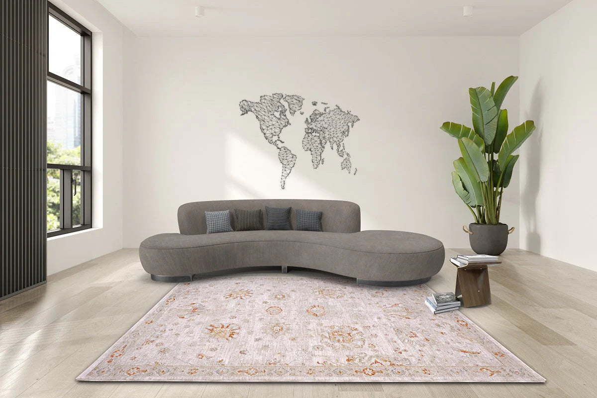 Luxor Rust Transitional Rug