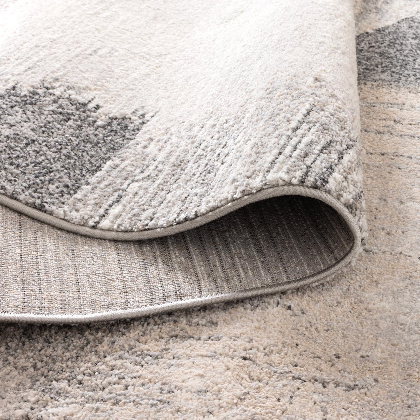 Dandy Grey Beige Lines Rug