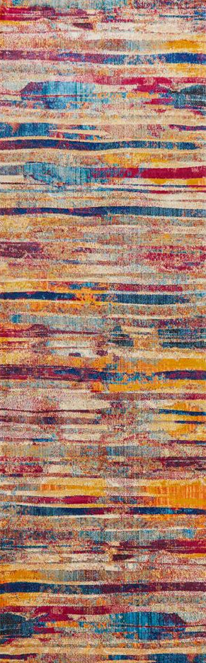 Nocturne Natural Multicolor Runner Rug