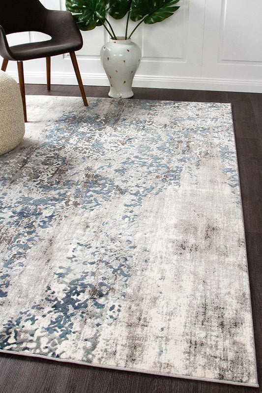 Dorna Blue and Grey Rug