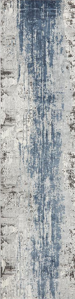 Dorna Tusk Blue Runner Rug
