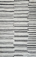 Evara Ivory Grey Lines Rug