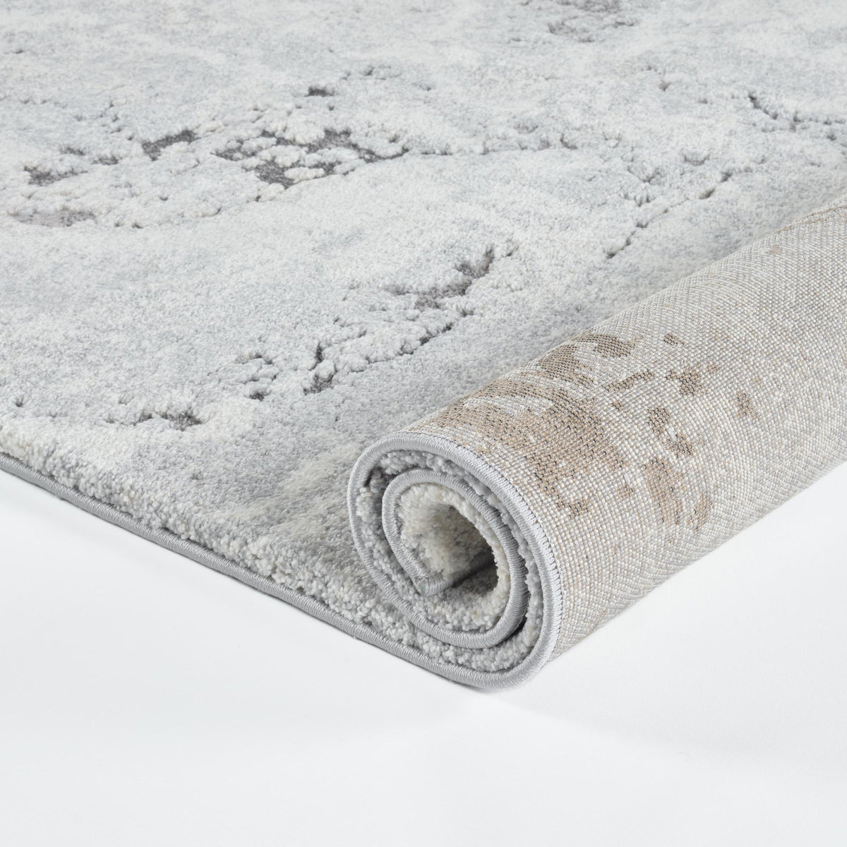 Evara Ivory Grey Rug