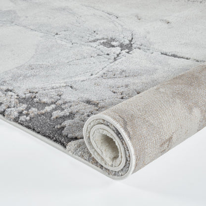 Evara Modern Grey Rug