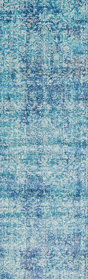 Pietra Blue Runner Rug
