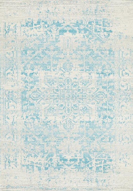 Pietra Snow Blue Rug