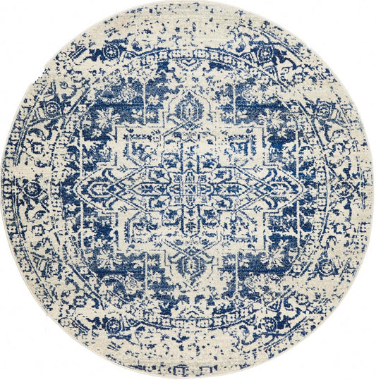Pietra White Navy Rug