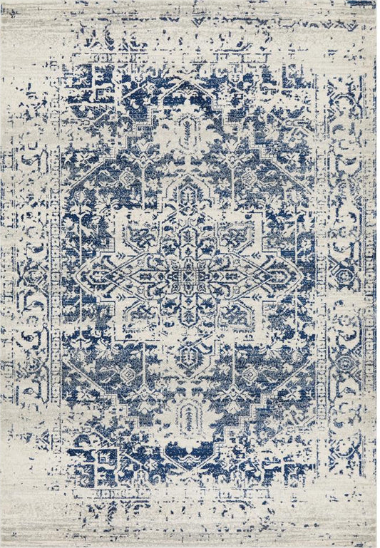Pietra Snow Navy Rug