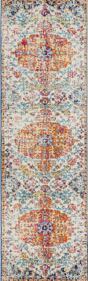 Pietra White Multicolor Rug