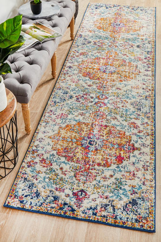 Pietra White Multicolor Rug