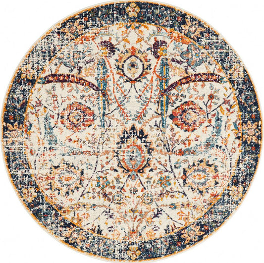 Pietra Ivory Multicolor Rug