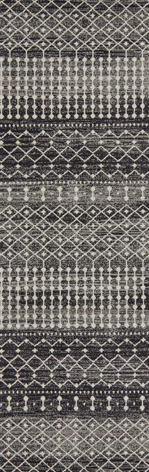 Pietra Black Runner Rug