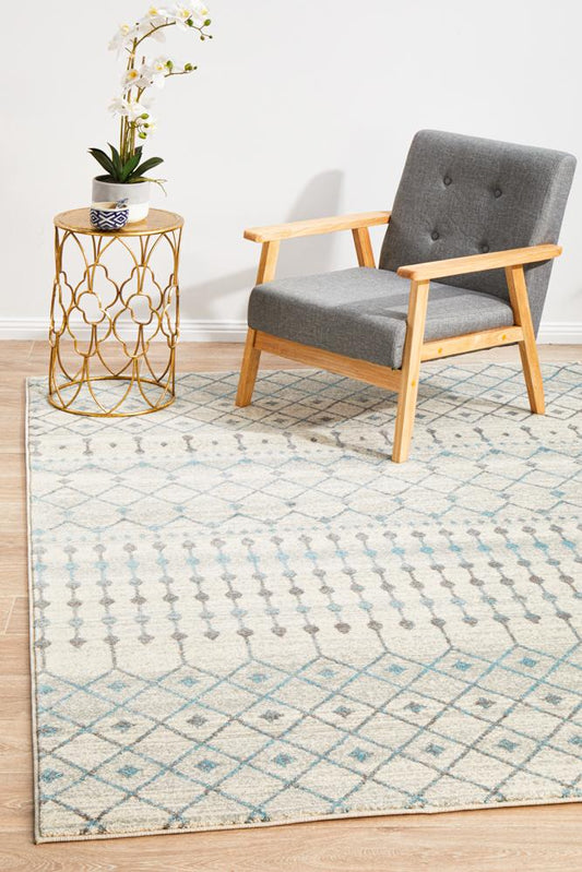 Pietra Flint White Rug