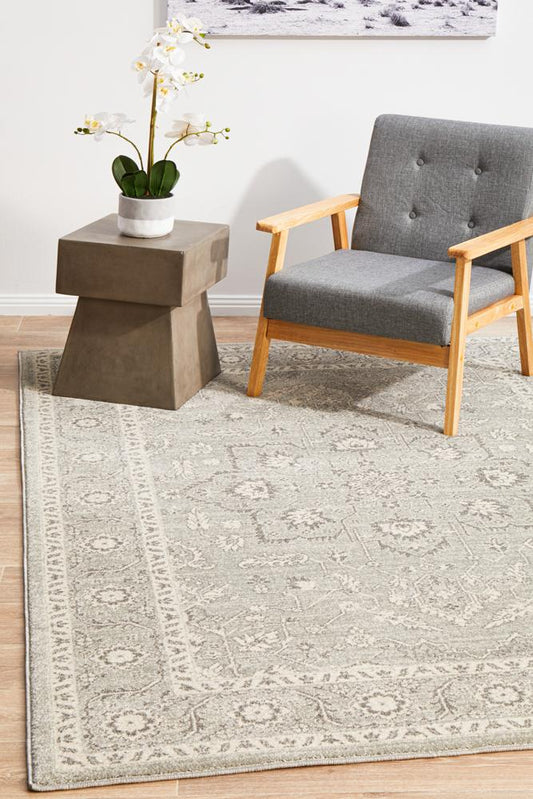 Pietra Mercury Silver Rug