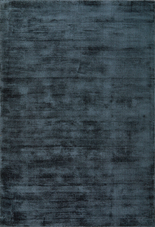 Elvane Navy Viscose Rug