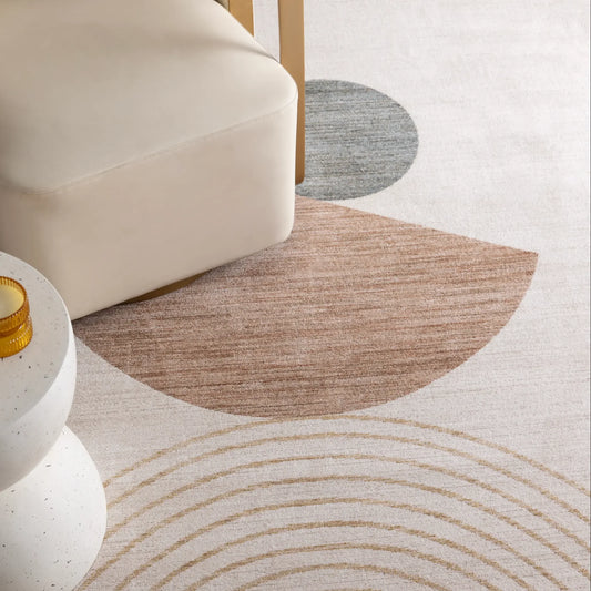 Orin Ivory Brown Rug