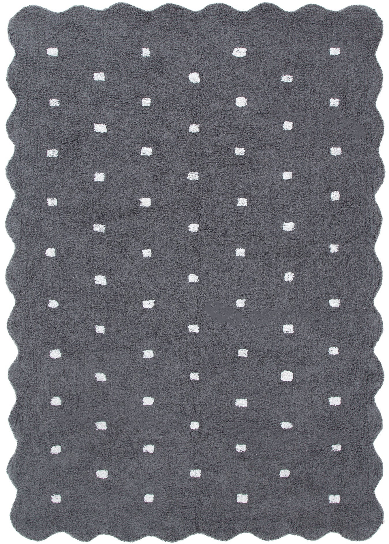 Dream Grey Kids Rug ‚Äö√Ñ√Æ cotton kids rug, soft, durable, playroom-safe, Haus & Harbour