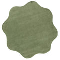 Ondella Green Round Rug